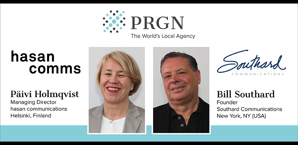 Public Relations Global Network Adds Offices in Finland and New York